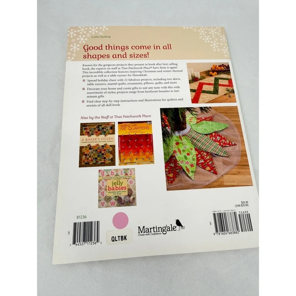 Quilt Book Martingale Celebrate Christmas 22 Festive Projects Patterns Holiday